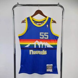 Nuggets MN91-92 Season Vintage Jersey #55 Mutombo NBA Basketball Jerseys Men's Customized City Edition Jerseys Sports Vest Heat Press Printed