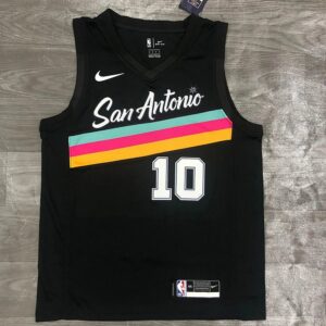 Spurs 21 Season City Edition No. 10 DeRozan Nike Basketball Jerseys Men's nba Customized Jerseys Sports Vest SW Hot Pressing