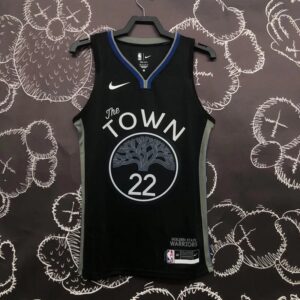 Warriors 20 Season City Edition 22 Wiggins Nike Jersey NBA Basketball Jerseys Men's Customized City Edition Jerseys Sports Tank Top Heat Press Printed