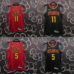 Hawks nike jerseys 11 Trae Young 5 Murray 15 Carter basketball jerseys men nba customized jerseys sports undershirt SW version hot pressing