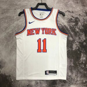 Knicks 22-23 season Nike jersey No. 11 Brunson basketball jersey men's nba customized city edition jersey sports undershirt heat press printing