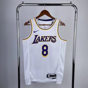 Lakers 22-23 season Nike jersey No. 8 Kobe basketball jersey men's nba customized vintage city edition jersey sports undershirt heat press printing