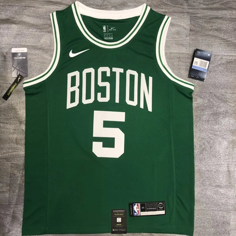 Celtics Green #5 Garnett Jersey Basketball Jerseys Men's nba Customized Children's Women's Jersey Sports Vest with Chip Induction Scanning Hot Press City Edition