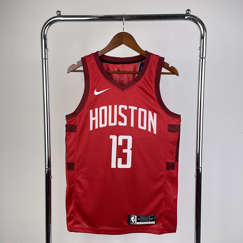 Rockets 19 season bonus edition Nike jersey #13 Harden basketball jersey men nba custom retro city edition jersey sports undershirt heat press printing