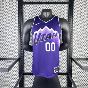 Jazz 23-24 Season City Edition Nike Jersey 23 Markkanen 00 Clarkson Basketball Jerseys Men's nba Customized Vintage City Edition Jerseys Sports Vest Heat Press Printed