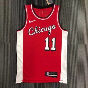 Bulls Nike jersey No. 11 DeRozan basketball jersey men's nba customized 22 season new city edition jersey sports undershirt heat press printing