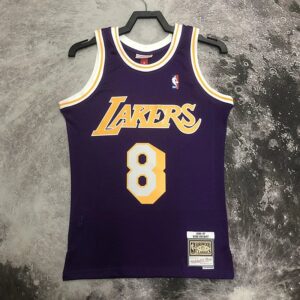 Lakers MN96-97 season vintage jersey No. 8 Kobe NBA basketball jerseys men's customized city edition jerseys sports undershirts heat press printing
