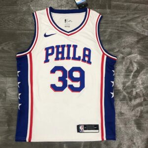 76ers 21 season jersey #39 Howard V-neck white Nike Nike Basketball Jerseys Men's nba customized ball jersey sports undershirt SW version hot pressing