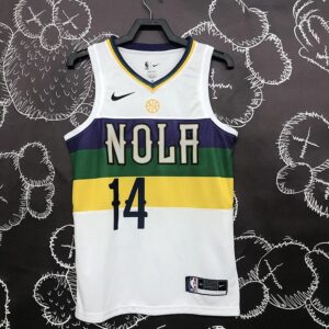 Pelicans 18 Season City Edition #14 Ingram Nike Jersey Basketball Jerseys Men's Customized NBA Jerseys Sports Vest Heat Press Printed