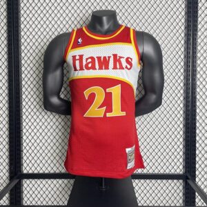 Hawks MN85-86 season vintage jersey #21 Wilkins NBA basketball jerseys men's customized city edition jerseys sports undershirts heat press printing