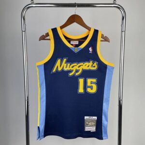 Nuggets MN06-07 season vintage jersey No. 15 Anthony NBA basketball jerseys men's customized city edition jersey sports undershirt heat press printing