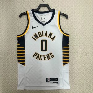 Pacers 22-23 Season Nike Jerseys #0 Halliburton Basketball Jerseys Men's nba Customized Vintage City Edition Jerseys Sports Vests Heat Press Printed