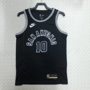 Spurs 22-23 Season Vintage Black Nike Jersey #10 DeRozan Basketball Jerseys Men's nba Customized Vintage City Edition Jerseys Sports Vest Heat Press Printed
