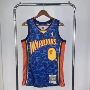 Warriors Ape Head BAPE x M&N Co-Branded Vest Vintage Jersey #93 BAPENBA Basketball Jerseys Men's Customized City Edition Jerseys Sports Vest Heat Press Printed