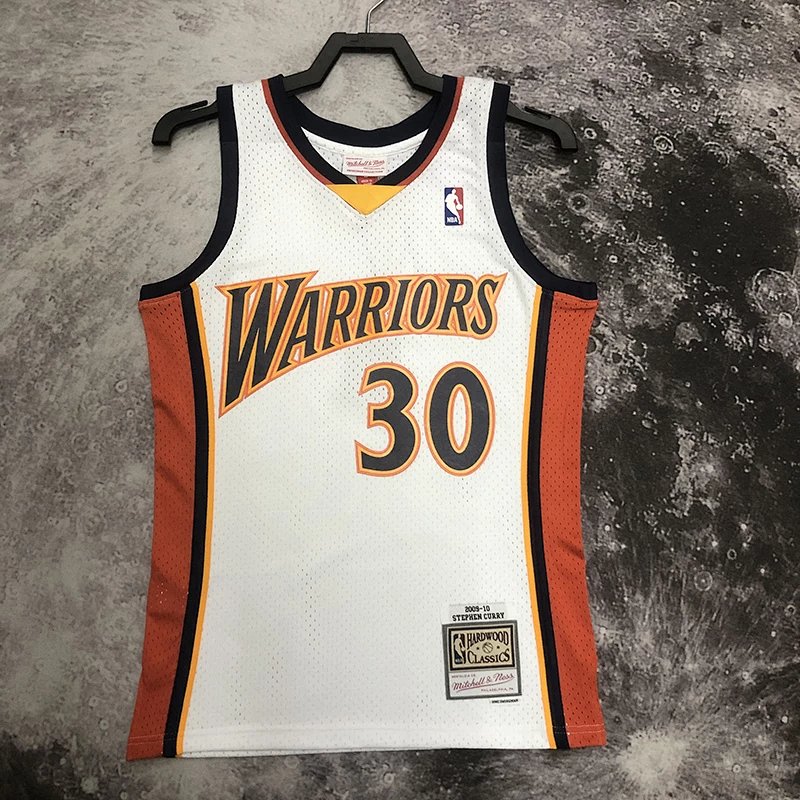 Warriors MN09-10 season retro jersey No. 30 Curry NBA basketball jerseys men's customized city version of the ball uniforms sports undershirt heat press printing