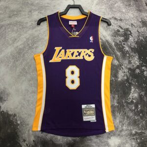 Lakers MN01 season vintage jersey No. 8 Kobe NBA basketball jerseys men's customized city edition uniforms sports undershirts heat press printing