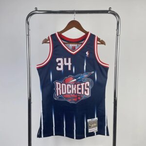 Rockets MN96-97 season vintage jersey #34 Olajuwon NBA basketball jerseys men's customized city edition jerseys sports undershirts heat press printing