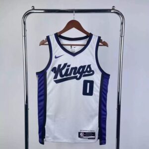 Kings 23-24 Season Home Nike Jerseys 0 Monk Basketball Jerseys Men's nba Customized Vintage City Edition Jerseys Sports Vest Heat Press Printed
