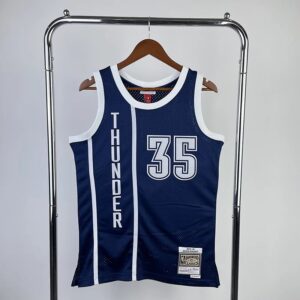 Thunder MN 15-16 season retro jerseys #35 Durant NBA basketball jerseys men's customized city edition jerseys sports undershirts heat press printing