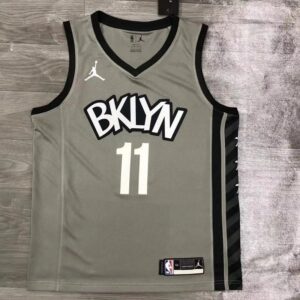 Bucks new season AJ version gray 11 Irving jersey basketball jerseys men nba customized kids women's jerseys sports undershirt hot press city edition
