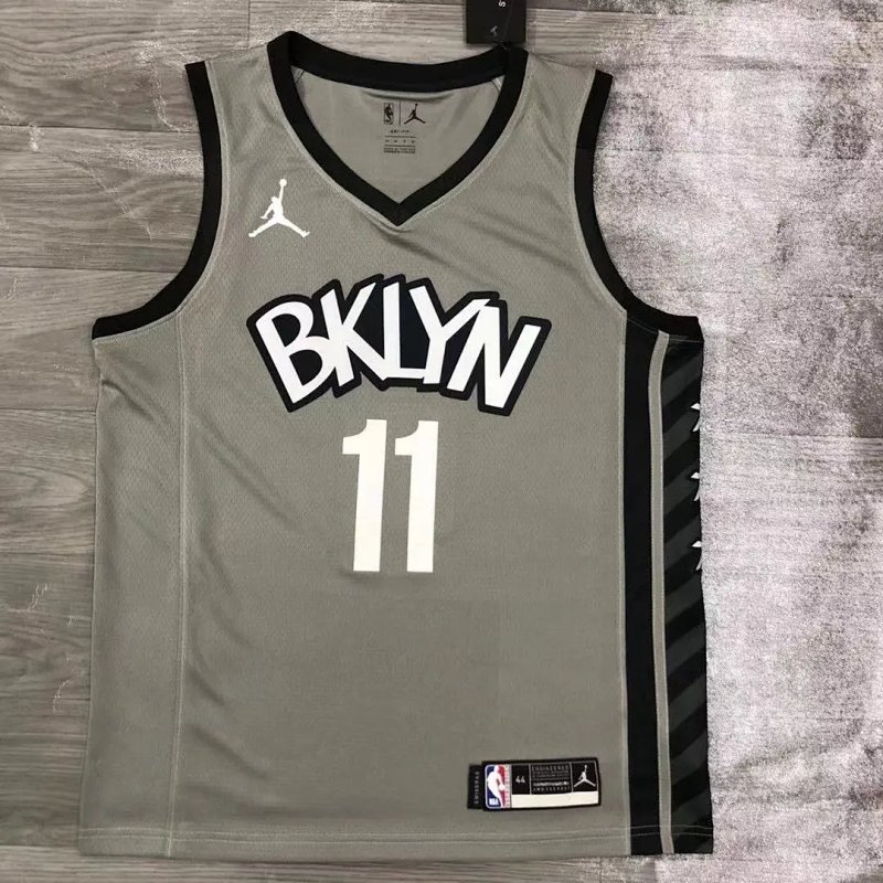 Bucks new season AJ version gray 11 Irving jersey basketball jerseys men nba customized kids women's jerseys sports undershirt hot press city edition