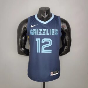 Grizzlies #12 Morant Jersey 21 Season Treasure Blue Basketball Jerseys Men nba Customized Kids Women's Jerseys Sports Vest Hot Press City Edition