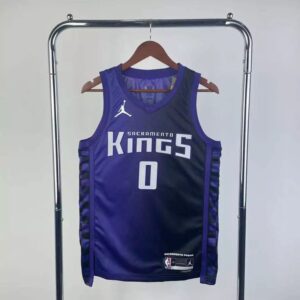 Kings 23-24 Season Proclamation Nike Jersey 0 Monk Basketball Jerseys Men's nba Customized Vintage City Edition Jerseys Sports Vest Heat Press Printed