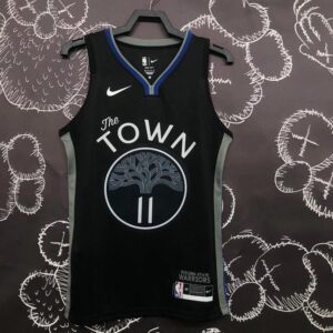 Warriors Season 20 City Edition No. 11 Thompson Nike Jersey NBA Basketball Jerseys Men's Customized City Edition Jerseys Sports Vest Heat Press Printed